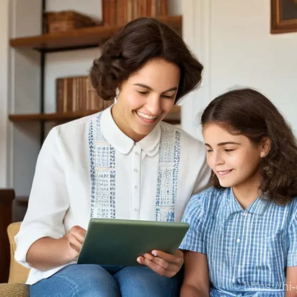 CJ가 족보 - **Prompt:** A heartwarming scene of three generations – a wise elderly grandparent, their adult chil...