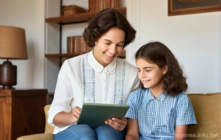 CJ가 족보 - **Prompt:** A heartwarming scene of three generations – a wise elderly grandparent, their adult chil...